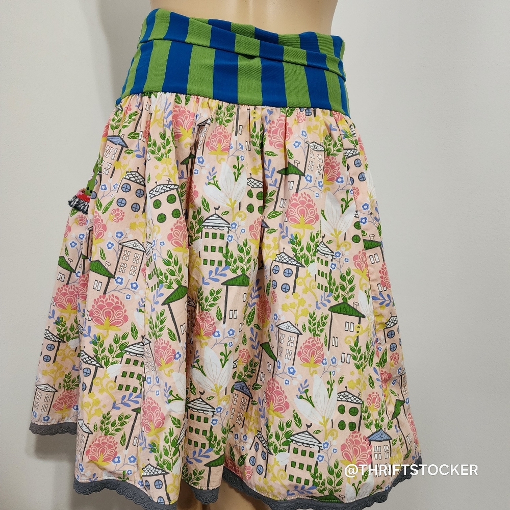 Matilda Jane Homeward Bound Mixed Print Skirt - Picture 2 of 8